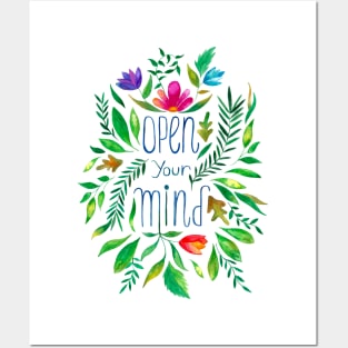 Open your mind Posters and Art